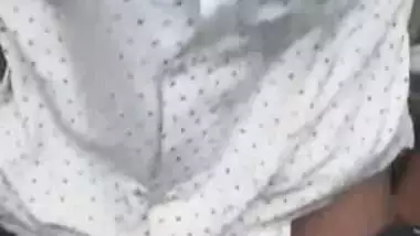 Dehati outdoor stripping before sex