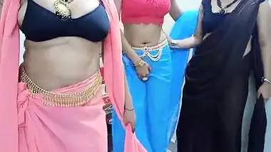 Three Desi Hot Bhabhi Shaking Boobs On Cam