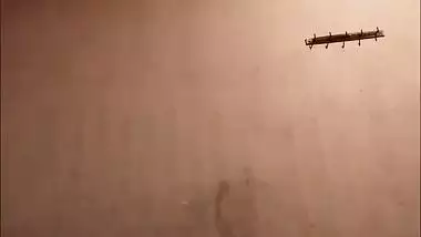 Tamil wife bathing caught on camera in hotel room