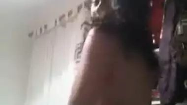 Whore gives sex delight to boys stripping down on camera close-up