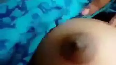 Indian nude girl from Hyderabad shows her big boobs