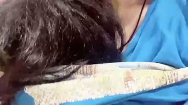 Girlfriend in glasses showing big boobs viral MMS