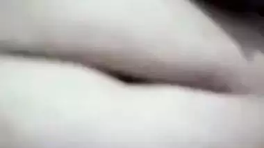 Busty milf strips and shows her hairy pussy in xxx MMS