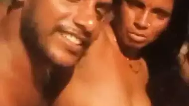 Desi MMS of a village lady riding on her husband’s dick