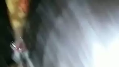 Punjaban gives an Indian blowjob with a condom on