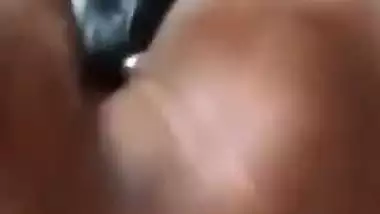 Dark skinned South Indian maid sex with house owner