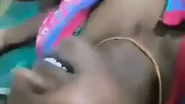 A 19-year-old village girl enjoys a desi threesome