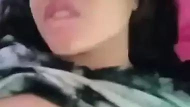 BF talks dirty and fucks his GF’s pussy in sex MMS