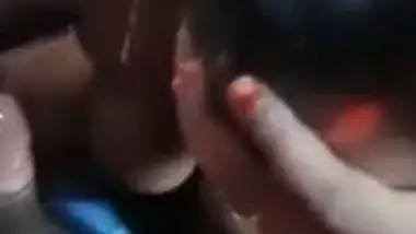 Desi Bihari milf gives a deep blowjob to her husband