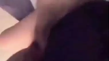 Desi nude GF gives an Indian blowjob to her new lover