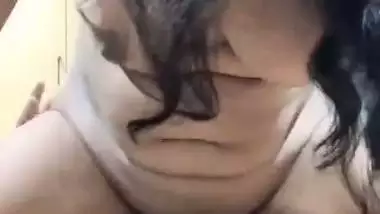 Cute MILF nude fucking husband friend dick mms