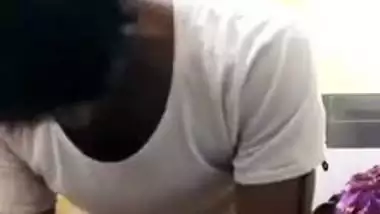 Lonely housewife sex with neighbor after a deep blowjob