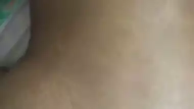 Man drills a South Indian lady’s ass in the doggy style