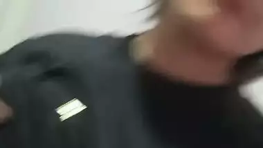 Paki girl boob show selfie video making viral MMS