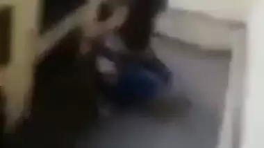 Outdoor xxx MMS of a college couple fucking behind the college