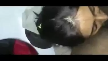 Cute Desi gal polishes XXX rod and sex affair ends with cum on face