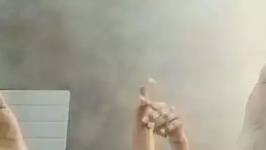 Jaipur lady fucks her pussy with a belan in Rajasthani sex