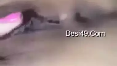 XXX model of Indian origin teases men gently massaging boobs