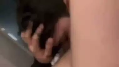 The girl shoots her desi pussy licking by her lover