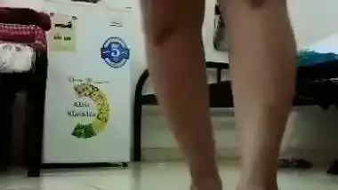 Unsatisfied aunty naked video making for lover on Instagram