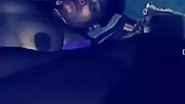 Lustful Desi man records his nude XXX wife and plays with her twat