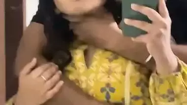 Beautiful tanker wife boob press and doggy viral sex