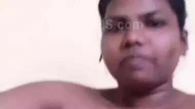 Tamil girlfriend naked video call showing dark nipples