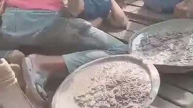Labour fucking village girl during house construction
