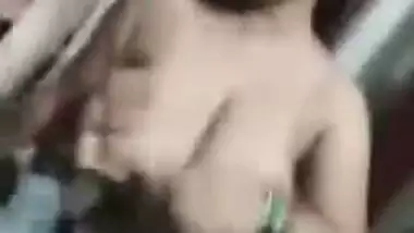 Desi girl has nipples licked by Devar making XXX video for MMS viewers