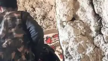 Pashto bhabhi fuck in standing position in rock house