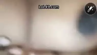 Big boobs wife sharing with husband friend on video call