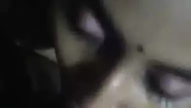 Beautiful Bengali wife sucking dick of her husband