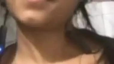 Beautiful Cute Desi girl New Clip In Red Bra Part 1