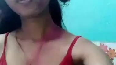 Desi village girl selfie video making