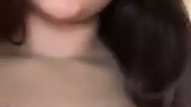 Sexy IT babe enjoys video call sex with her horny colleague