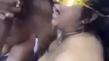 Couples swap their partners in Indian group sex