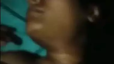 Indian man thinks wife won't find out he touches pussy in the night