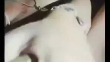 Video call sex masturbating creamy pussy viral GF