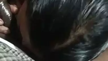 Poor maid gives a desi blowjob to her horny owner